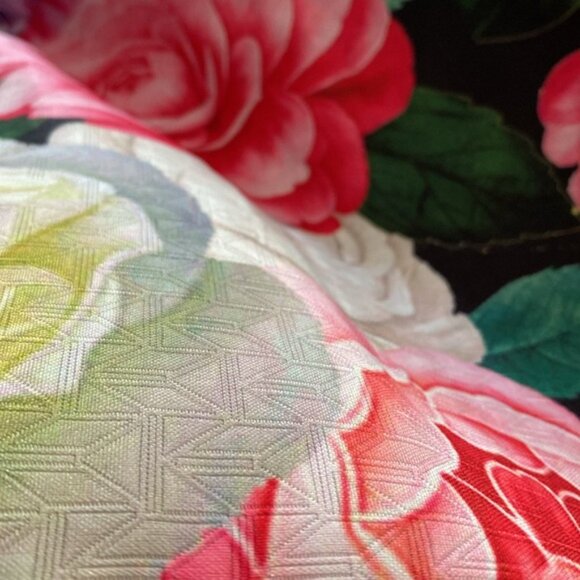 Pleated A line Floral Skirt Size M - Picture 6 of 9